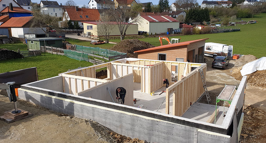 Holzbau Neubau Zimmerei Marc Wetterer