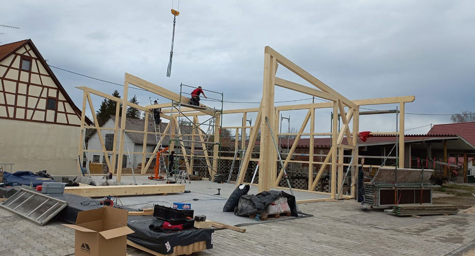 Holzbau Neubau Zimmerei Marc Wetterer