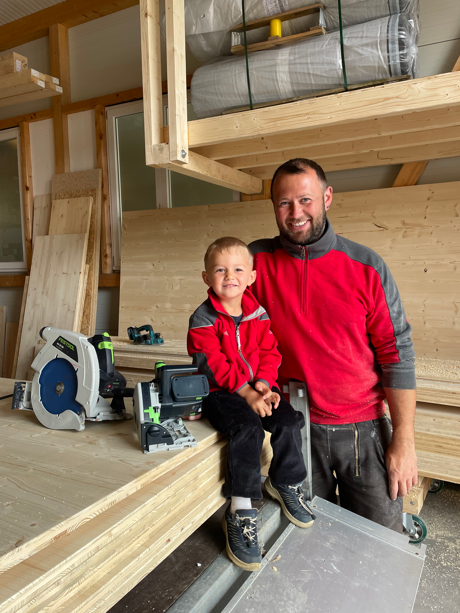 Marc Wetterer mit Sohn